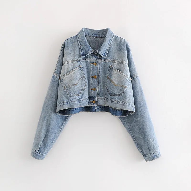 

2018 Western Style Spring And Summer WOMEN'S Dress New Style Short Jeans Coat
