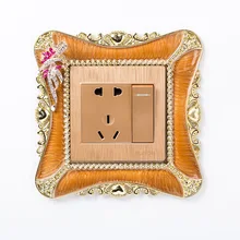 Художественный дом 3064 Пномпень Европейский стиль славный роскошный переключатель наклейки смолы настраиваемый