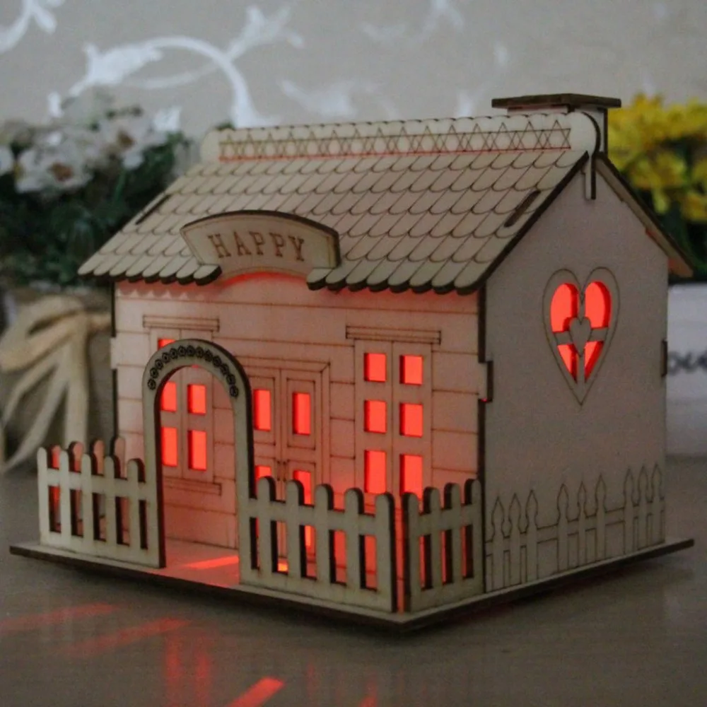 Money Box Piggy-Bank Wooden Coin Saving Box Kids Gift Coin Saving House Money Bank (5)