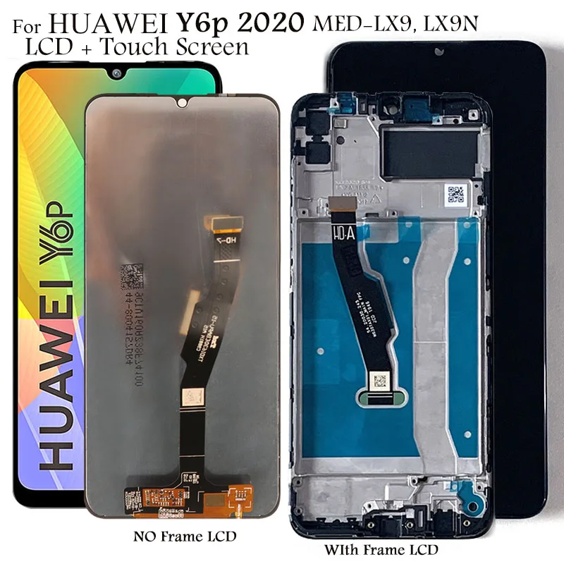 Оригинальный дисплей для Huawei Y6p Y 6p 2020 MED-LX9 ЖК-дисплей LX9N сменный сенсорный экран