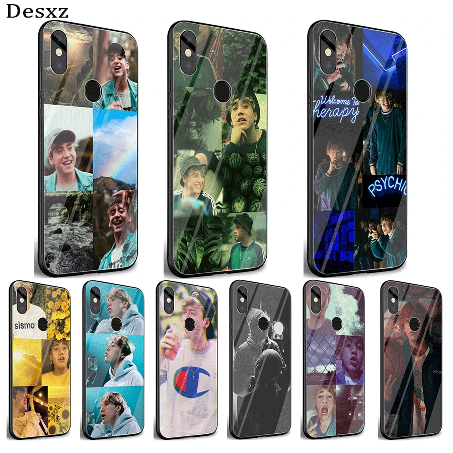

Glass Mobile Phone Case For Xiaomi Note 5 6 7 Pro F1 A1 A2 4X 5X 6X 9 Cover Paulo Londra