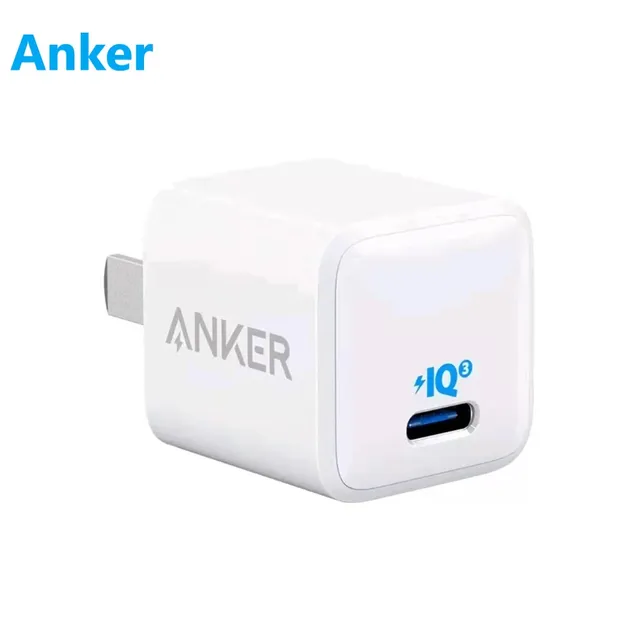 Anker Nano 20W Charger for iPhone, PowerPort III PIQ 3.0 Durable Compact Fast Charger, USB-C Charger for iPhone 12 series 1
