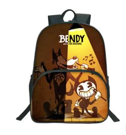 Bendy and The Ink Machine, рюкзак для мальчиков и девочек, Мультяшные детские рюкзаки, известные игры, детские школьные сумки, рюкзак для книг - Цвет: photo color
