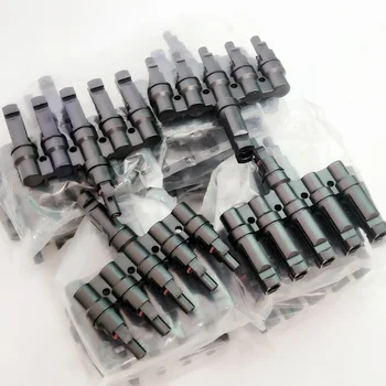 

10 Pairs x 5T Connector male and female, 5 Branch Solar Panel Connector used for Solar module parallel connection IP67