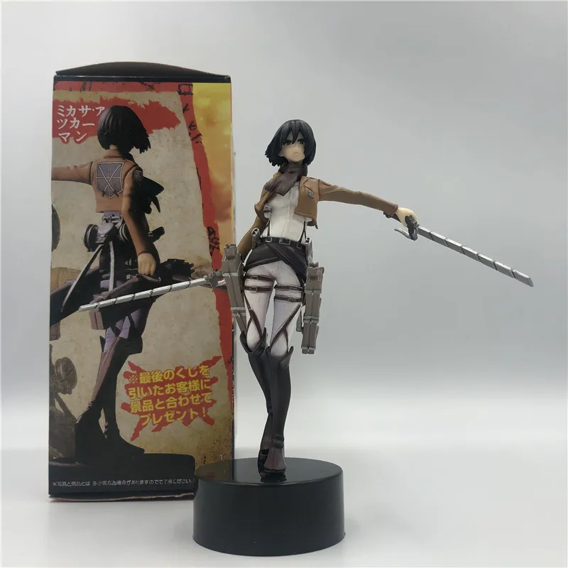 Экшн фигурка из ПВХ с надписью Attack on Титан Mikasa Ackerman коллекционная игрушка|Игровые