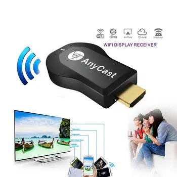 

1 Anycast m4plus Chromecast 2 mirroring multiple TV stick Adapter Mini Android Chrome Cast HDMI WiFi Dongle 1080P Free shipping