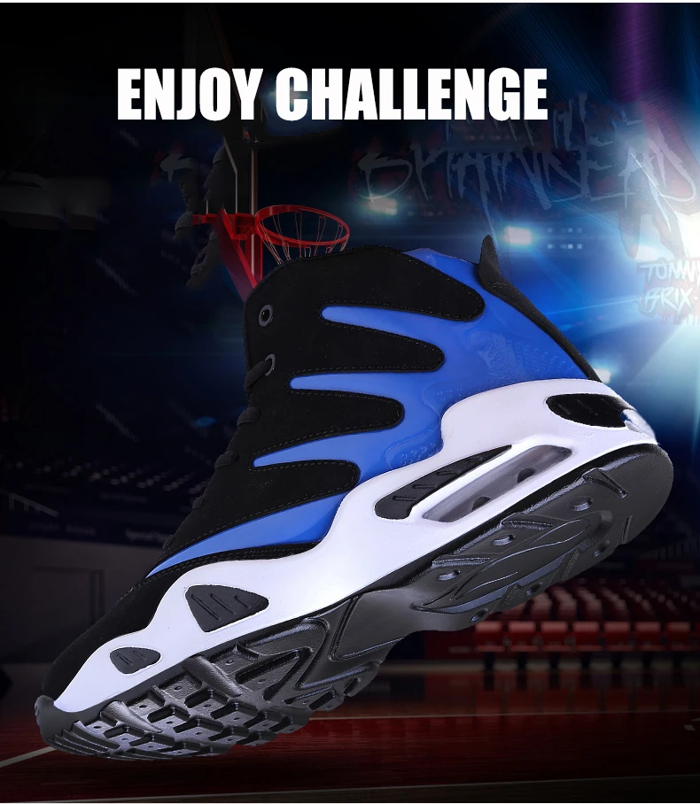 HUMTTO мужские высокие баскетбольные кроссовки на воздушной подушке, Противоударная Баскетбольная обувь для мужчин, спортивные тренировочные ботинки унисекс