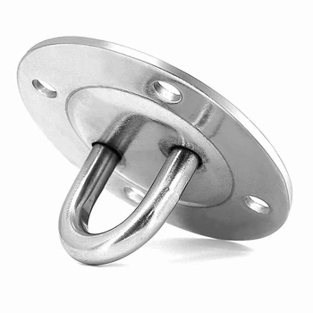 

7Pcs Hammock Hanger Swing Aerial Yoga Hanging Chair Hanger Fixing Plate Hook Screw Rotating Ring Accessories Set