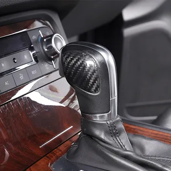

Real Carbon Fiber Car Gear Shift Knob Panel Cover Stickers for VW Volkswagen For tta Polo Golf MK4 MK5 MK6 MK7 Passat B5 B6