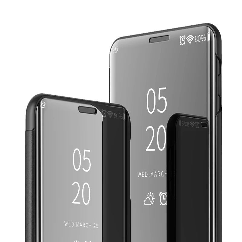 Sinzean Топ 100 шт для IPHONE 11 Pro Max/XS MAX/XR Премиум зеркальный стоящий флип чехол для IPHONE 678 Plus защитный чехол