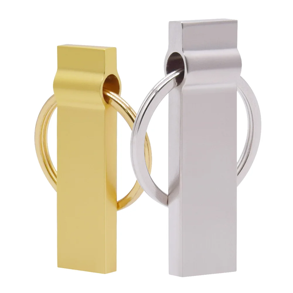 Usb флеш накопитель 50 шт./лот с логотипом на заказ металлический 4 ГБ 8 16 USB 2 0 32 64