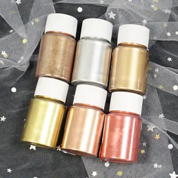 

10g Metal Mirror Marble Metallic Resin Pigment Kit Pearl Powder Epoxy Resin Colorant Glitter Resin Dye Jewelry Making