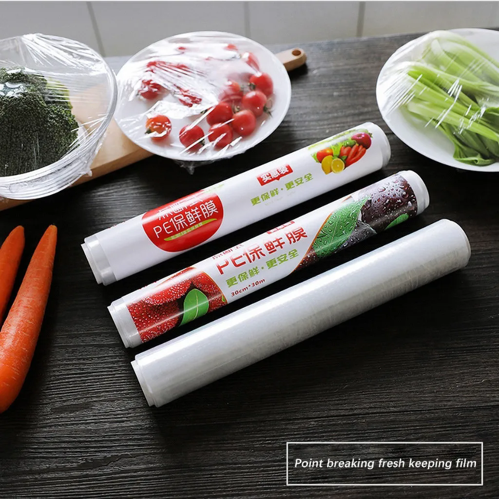 Disposable plastic wrap Household Food Wrap Film Refrigerator Fruit And