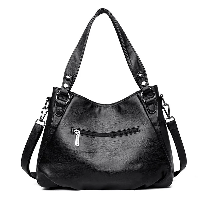 Women's Genuine Leather Handbag Large Leather Designer Big Tote Bags for Women 2019 Luxury Shoulder - 32965460089