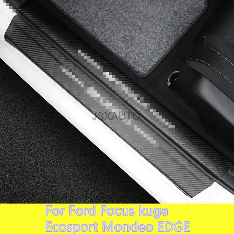 For Ford Focus kuga Ecosport Mondeo EDGE Threshold Strip Modification Accessories Welcome Pedal Interior Anti-Stepping Sticker | Автомобили