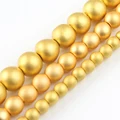 Matte 18k gold