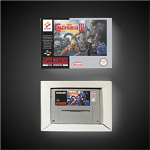 Карта действия для игры Super caslevania IV 4-Европейская версия с розничной коробкой |