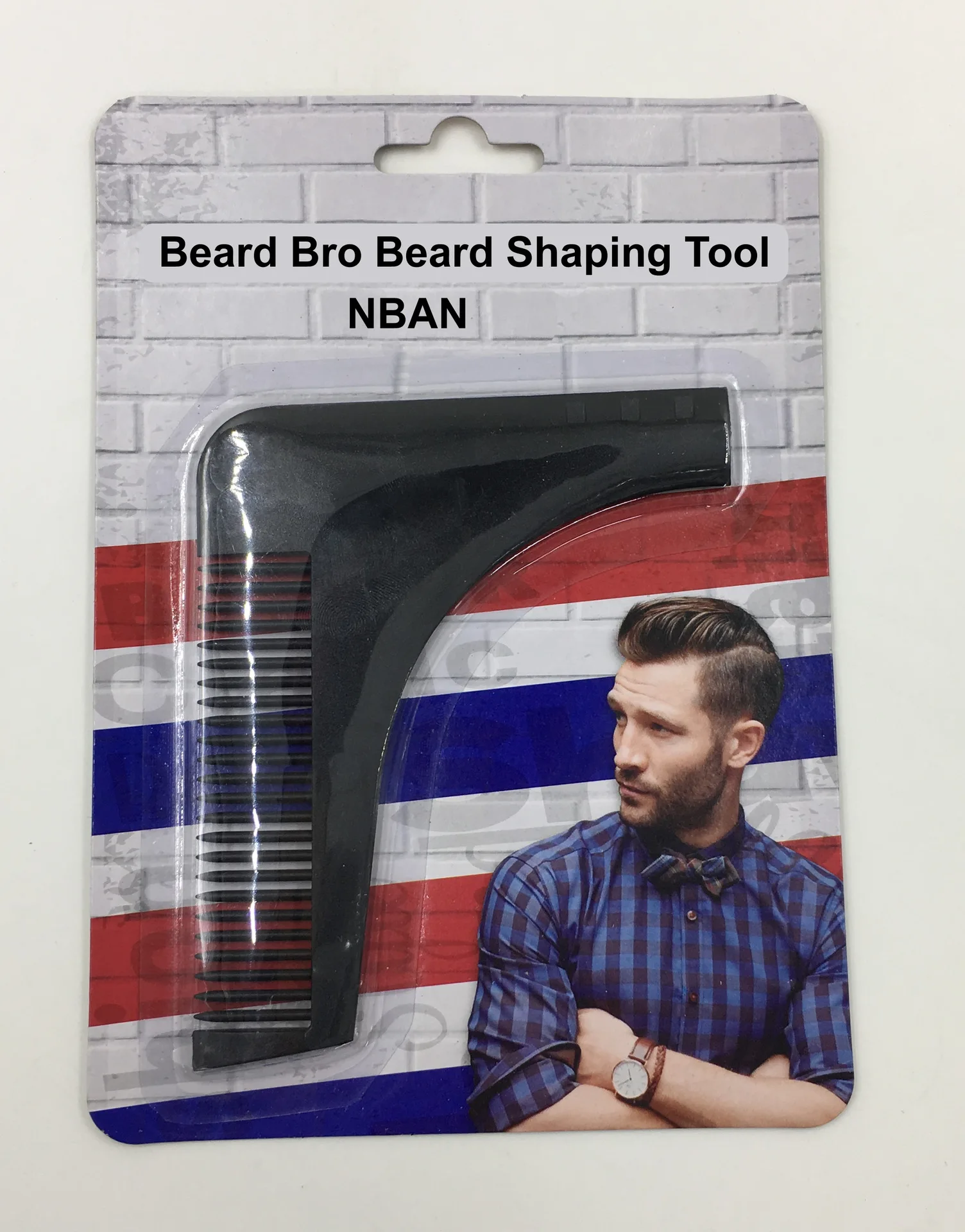 

Beard Modeling Template Comb 1 Beard Comb Chuck Packaging Blister Card Packaging