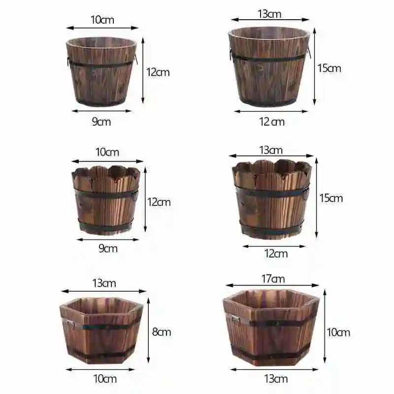 Wankd Pot De Fleurs En Métal Avec Seau Rond à Suspendre Avec A 691617