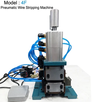 

4F Pneumatic Wire Stripping Machine Pneumatic Cutting Cable Peeling Multi Core Sheathed Wire Machine in Wire Harness