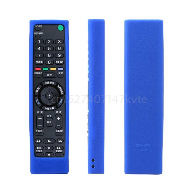 Remote Control Case Silicone Cover Shockproof Protector Washable Skin for Sony RMF-TX200C 210 211 TV Voice Controller