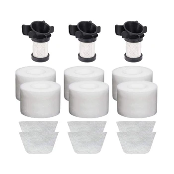 

3 HEPA Filter,6 Foam and 6 Felt Filter Kits for Shark ION Flex DuoClean X30 X40 F60 F80 IF200 IF201 XPREMF100 XPSTMF100