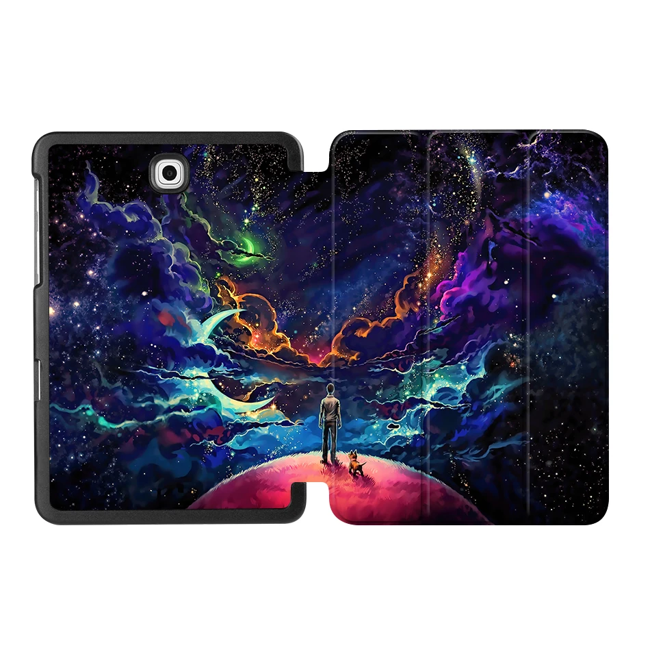 SS17 MTT для samsung Galaxy Tab S2 8," чехол SM-T710 T715 T713 T719 мультяшный аниме девушка из искусственной кожи флип-стенд смарт-чехол для планшета - Цвет: SS17