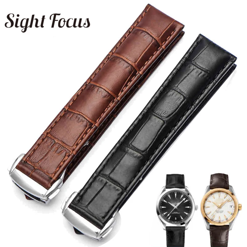 18mm 19mm 20mm 21mm Leather Strap For 