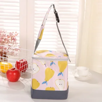

Home Practical Large Capacity Hand Shoulder Children's Food Carrying Lunch Bag Clutch Bag Diaper Bag