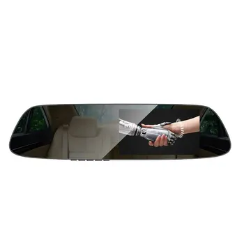 

T2 Car Dashboard Camera, 1080p 5 Inch Dashboard Camera Video Recorder Dual Lens Front and Rear G-Sensor Night