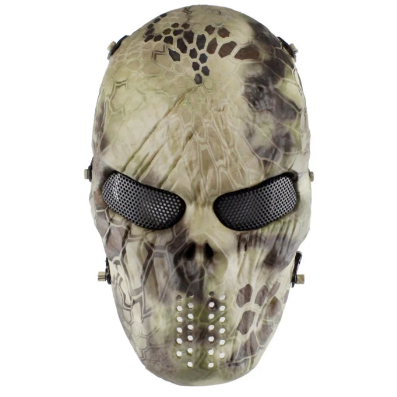 

Tactical Military Paintball Full Face Skull Samurai Mask Cosplay Halloween CS Wargame Outdoor Shooting Hunting Airsoft Masks