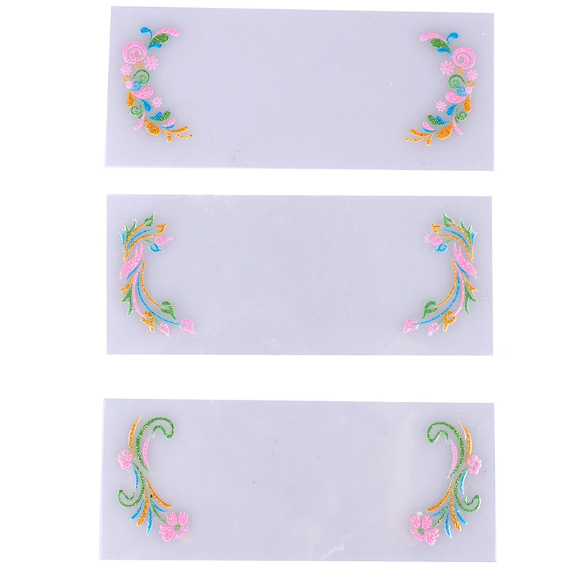 1pcs Disposable Eyeshadow Eyeliner Face Sticker Temporary Eye Tattoo Stickers Waterproof DIY Flash Halloween Makeup Tool