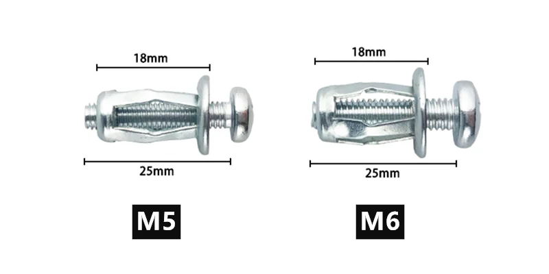 M5/M6/M8 Jack nuts / Car Metal Screw Petal nuts with screw for hollow wall  Iron skin