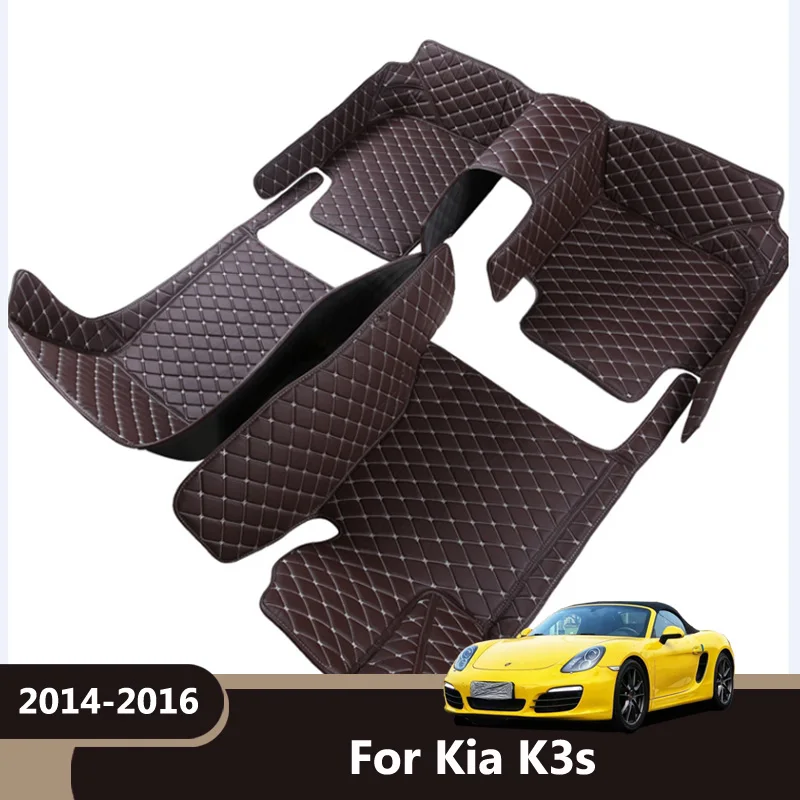 Автомобильные коврики для Kia K3s 2016 2015 2014 водонепроницаемые ног автостайлинг