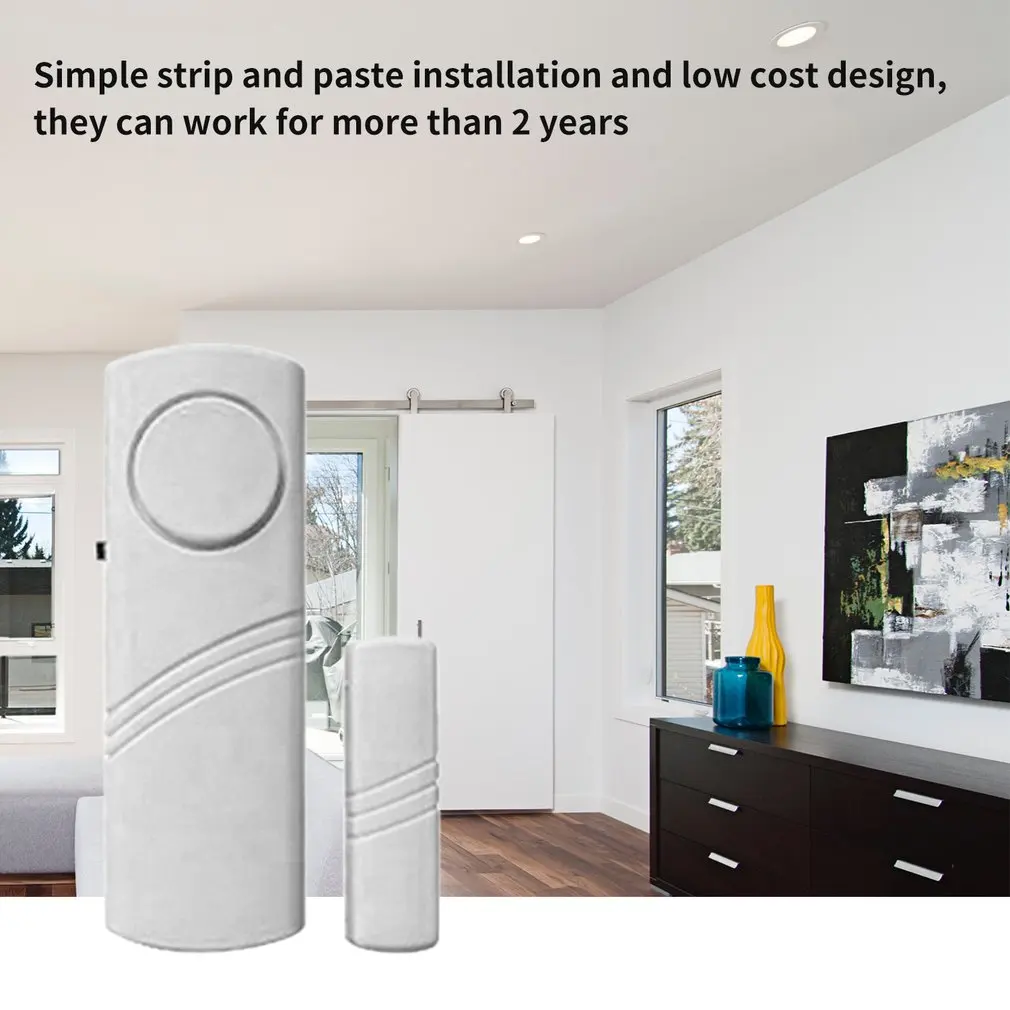 Door Window Wireless Burglar Alarm With Magnetic Sensor Home Safety Longer System Security Device 90dB Wholesale Dropshioping
