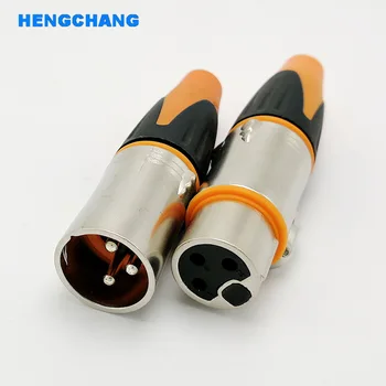 

3pin IP67 Waterproof XLR connector 3 Core male female Waterproof XLR Audio Microphone connector