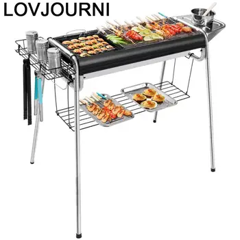 

Mini Grille Plate Griller Kebab Machine Asador Parrilla Charbon De Bois Barbacoa Bbq Grill for Outdoor Churrasco Barbecue