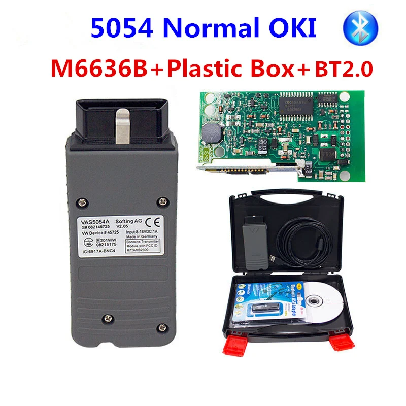 OKI 5054A ODIS V5.1.3 V5.1.6 Keygen Bluetooth AMB2300 6154 wifi UDS для VAG 5054A полный чип для Audi/Skoda код ридер - Цвет: Normal OKI 5054 PB