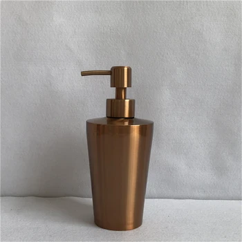 

10pcs/lot 350ml Liquid Soap Dispenser Detergent Bottle Inverted Conic Shape 18/8 Stainless Steel 12oz Lotion Shampoo Container