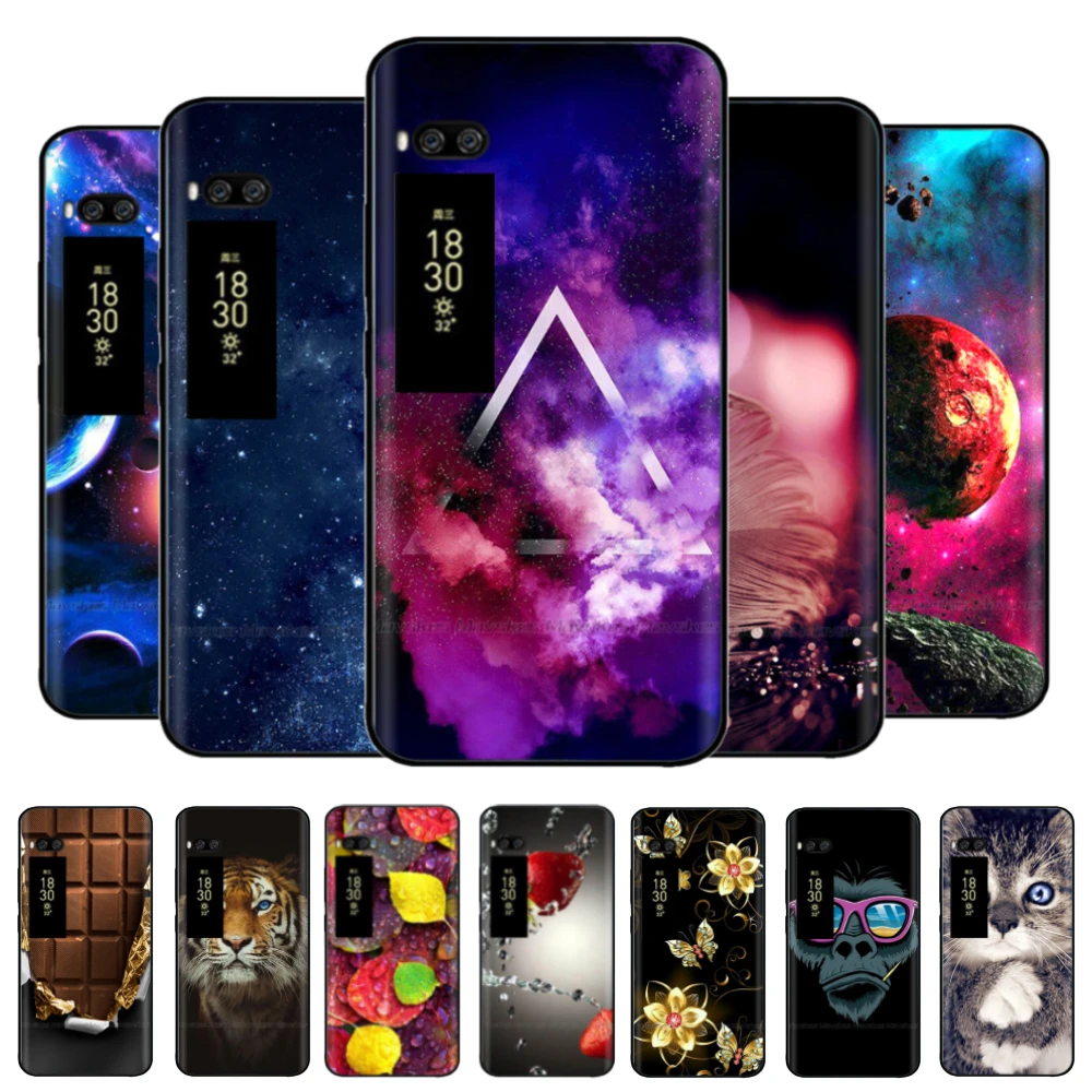 For Meizu Pro 7 Case Back Phone Cover For Meizu Pro 7 Plus Case Silicone Soft TPU Protective Fundas For Meizu Pro7 7plus Bunper meizu phone case with stones