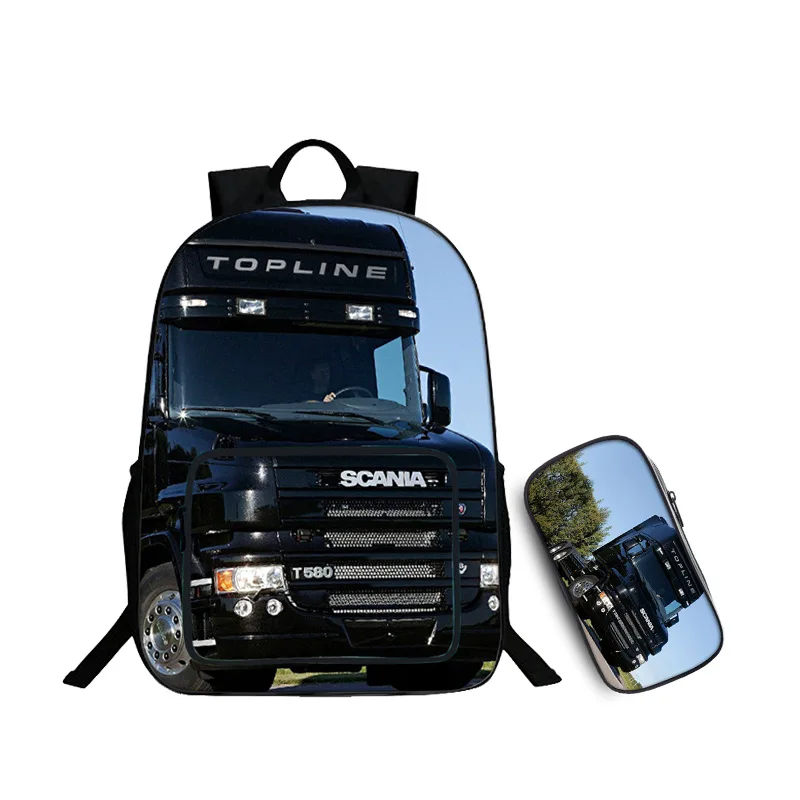 Школьный рюкзак Scania для студентов, школьные сумки с 3D принтом для подростков, мужские школьные рюкзаки большой емкости, модные рюкзаки Mochila