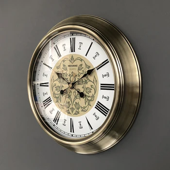 

Luxury Metal Gold Nordic Modern Design Wall Clock Minimalist Metal Gold Wall Clock Living Room Creative Wand Klok Home Watch