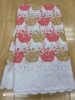 

Popular Design Swiss Voile Lace Fabric For Women Dubai Fabric 100%Cotton Swiss Voile Lace In Switzerland 2020 High Quality 5yard