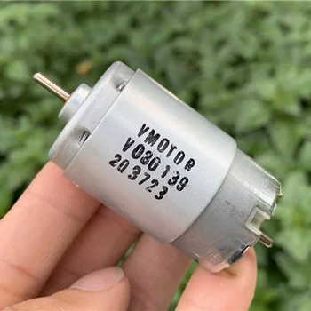 

JOHNSON RS-395 DC 6V-24V 10500RPM High Speed Large Torque Motor Dual 2.3mm Shaft DIY Toy Car Boat Sweeping Robot