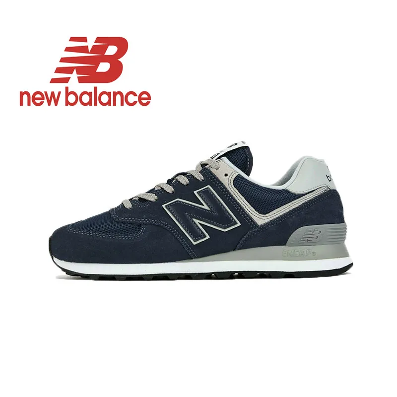 Оригинальные мужские кроссовки New Balance NB серии 574, спортивные Ретро кроссовки на шнуровке, модные повседневные износостойкие дышащие кроссовки ML574