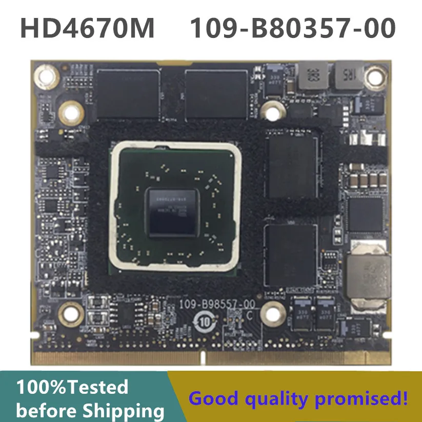Tested HD4670 HD4670M Suitable for iMac 21&quot A1311 27&quot A1312 256MB Video Graphics Processing Card 109-B80357-00 HD 2009 2010 |