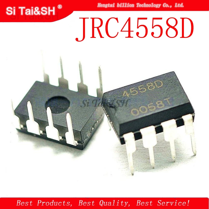 1 шт./лот JRC4558D 4558D 4558 DIP8 | Электронные компоненты и принадлежности