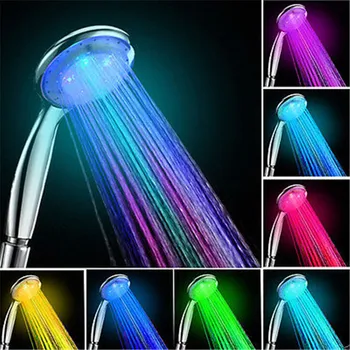 

2020 Fashion LED Anion Shower SPA Shower Head Pressurized Water - Saving Temperature Control Colorful Handheld Big Rain Shower