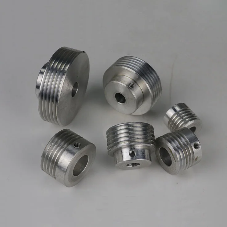 Multi-groove wedge belt pulley PJ, micro table saw, drill, lathe, bead machine, motor spindle, tailstock, thimble, tool post