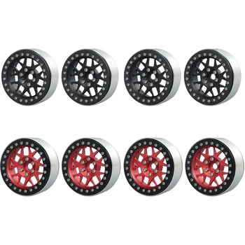 

4PCS 1.9Inch Beadlock Wheels Rims Width for 1/10 Axial SCX10 TRX4